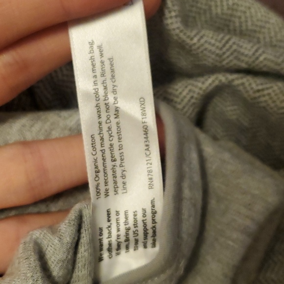 Eileen Fisher grey zipper patterns moto jacket. Long sleeves. Organic cotton. M. - Picture 9 of 13